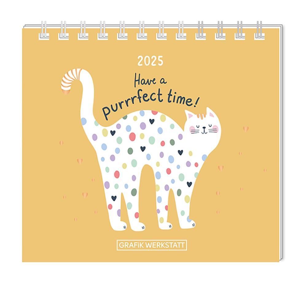 Cover: 9783986361310 | Mini-Kalender 2025 Have a purrrfect time! | Mini-Kalender | Original