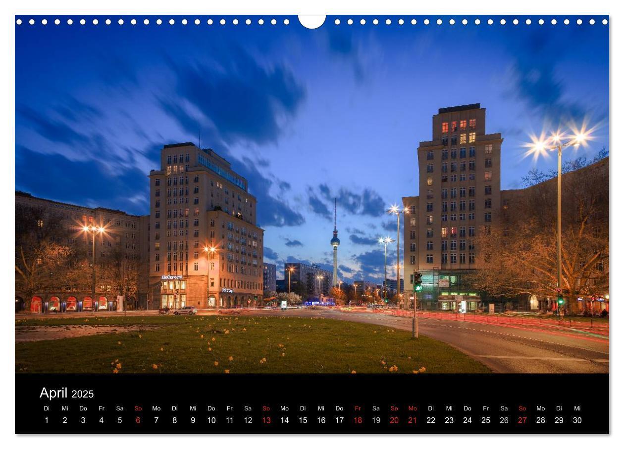 Bild: 9783435606443 | Die Blaue Stunde in Berlin (Wandkalender 2025 DIN A3 quer),...