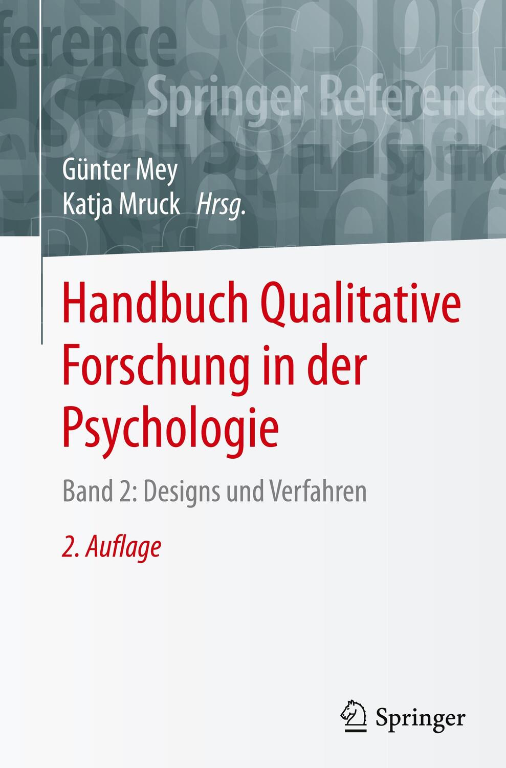 Cover: 9783658268862 | Handbuch Qualitative Forschung in der Psychologie 2 | Buch | XV | 2020