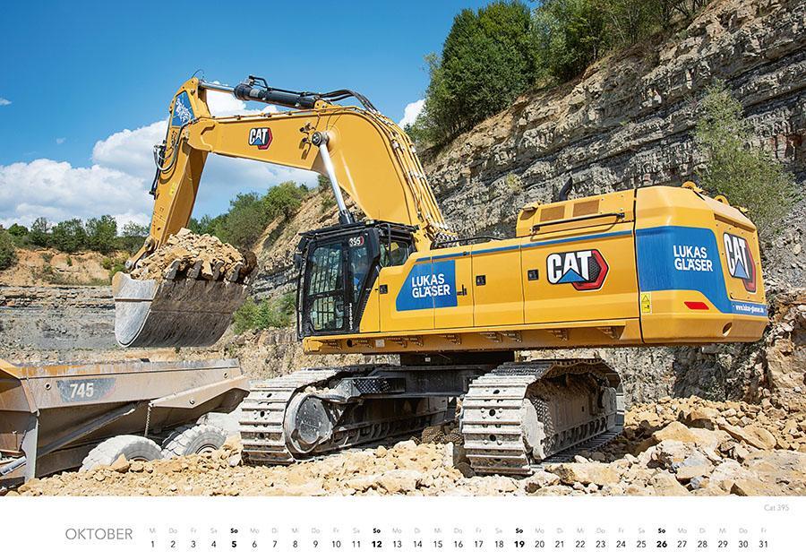 Bild: 9783966648073 | Baumaschinen Kalender 2025 | Thomas Wilk | Kalender | 14 S. | Deutsch