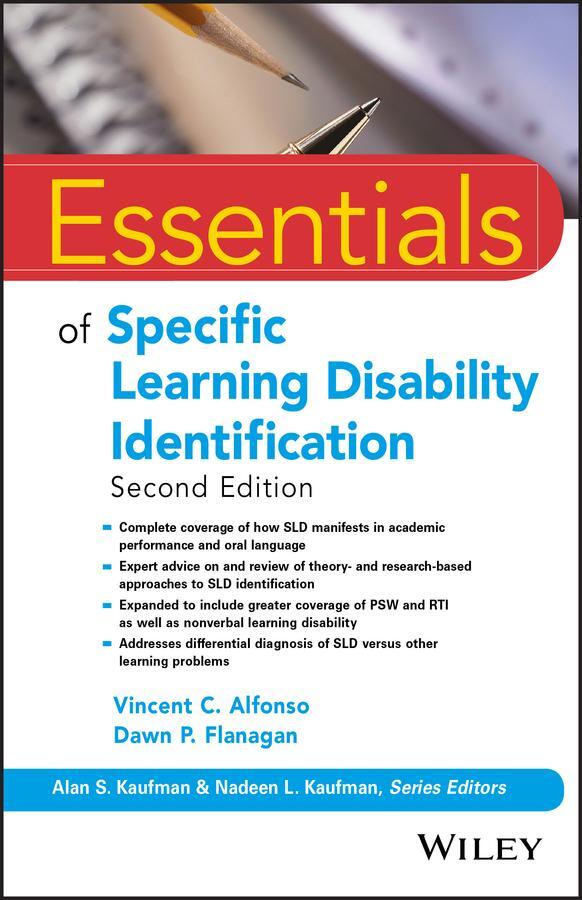 Cover: 9781119313847 | Essentials of Specific Learning Disability Identification | Buch