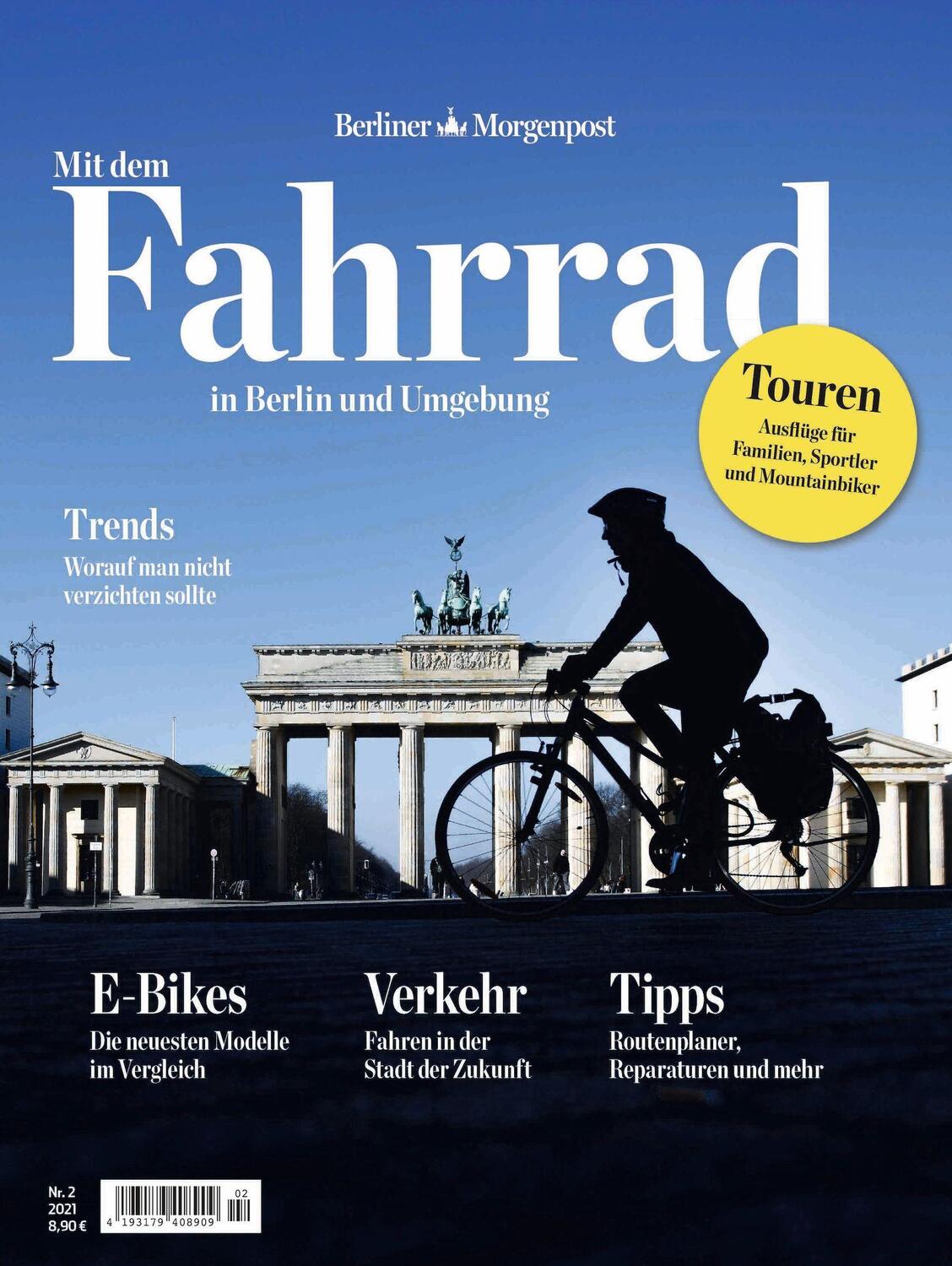 Cover: 9783958561502 | Mit dem Fahrrad in Berlin und Umgebung | Taschenbuch | Deutsch | 2021