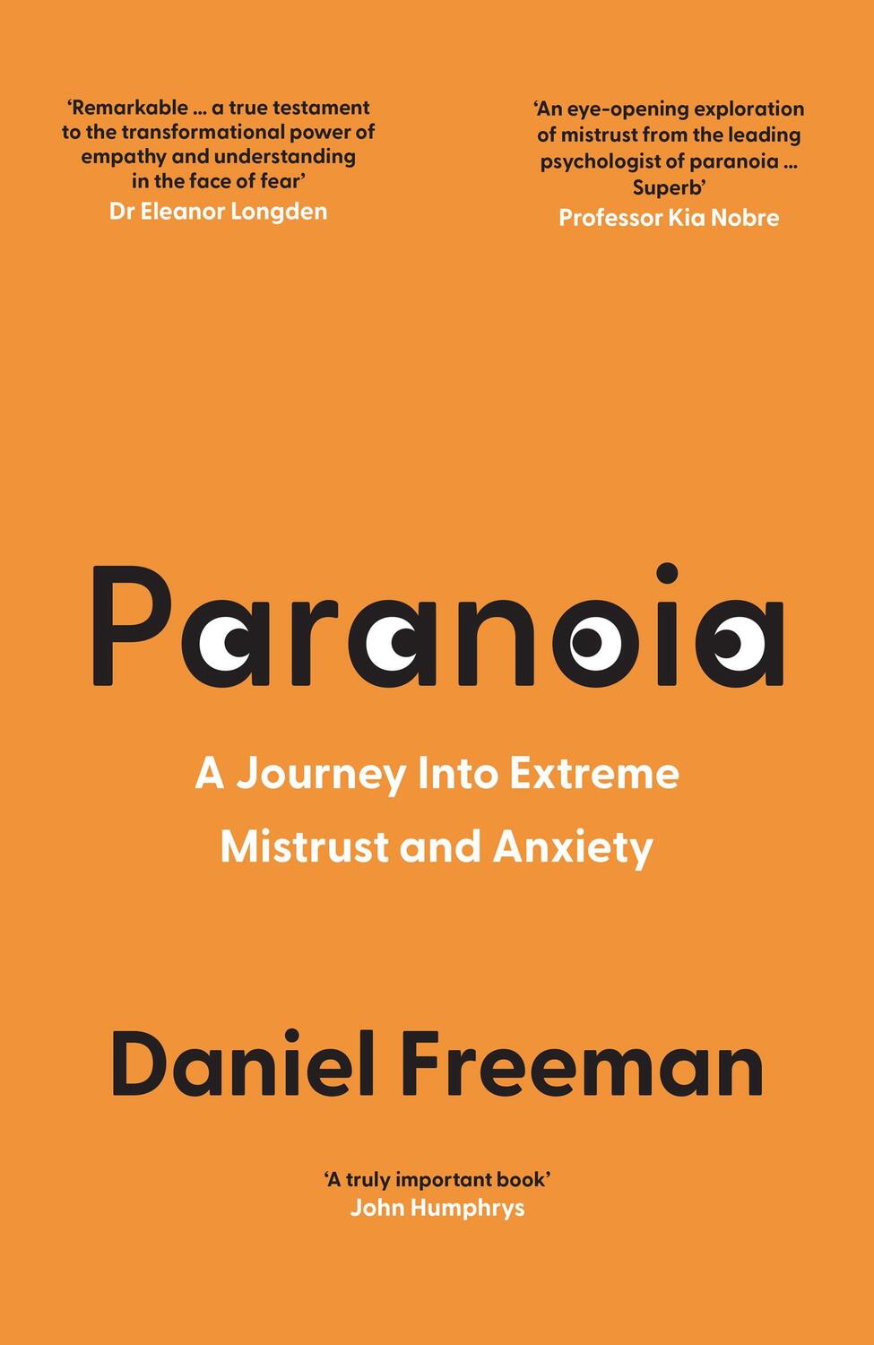 Cover: 9780008472580 | Paranoia | A Journey into Extreme Mistrust and Anxiety | Freeman