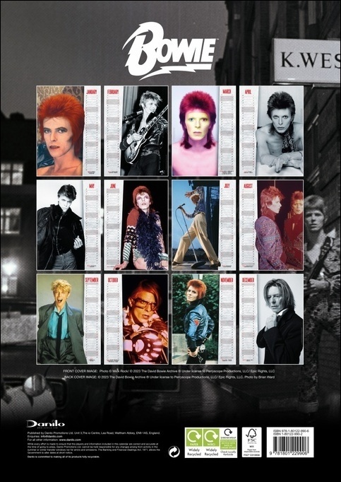 Bild: 9783840196355 | David Bowie Posterkalender 2024. Der Posterkalender mit den besten...