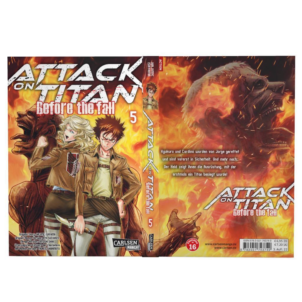 Bild: 9783551743749 | Attack on Titan - Before the Fall 5 | Hajime Isayama (u. a.) | Buch