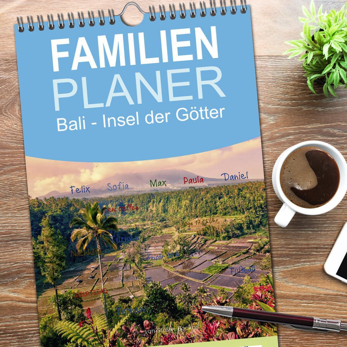 Bild: 9783457126127 | Familienplaner 2025 - Bali - Insel der Götter mit 5 Spalten...