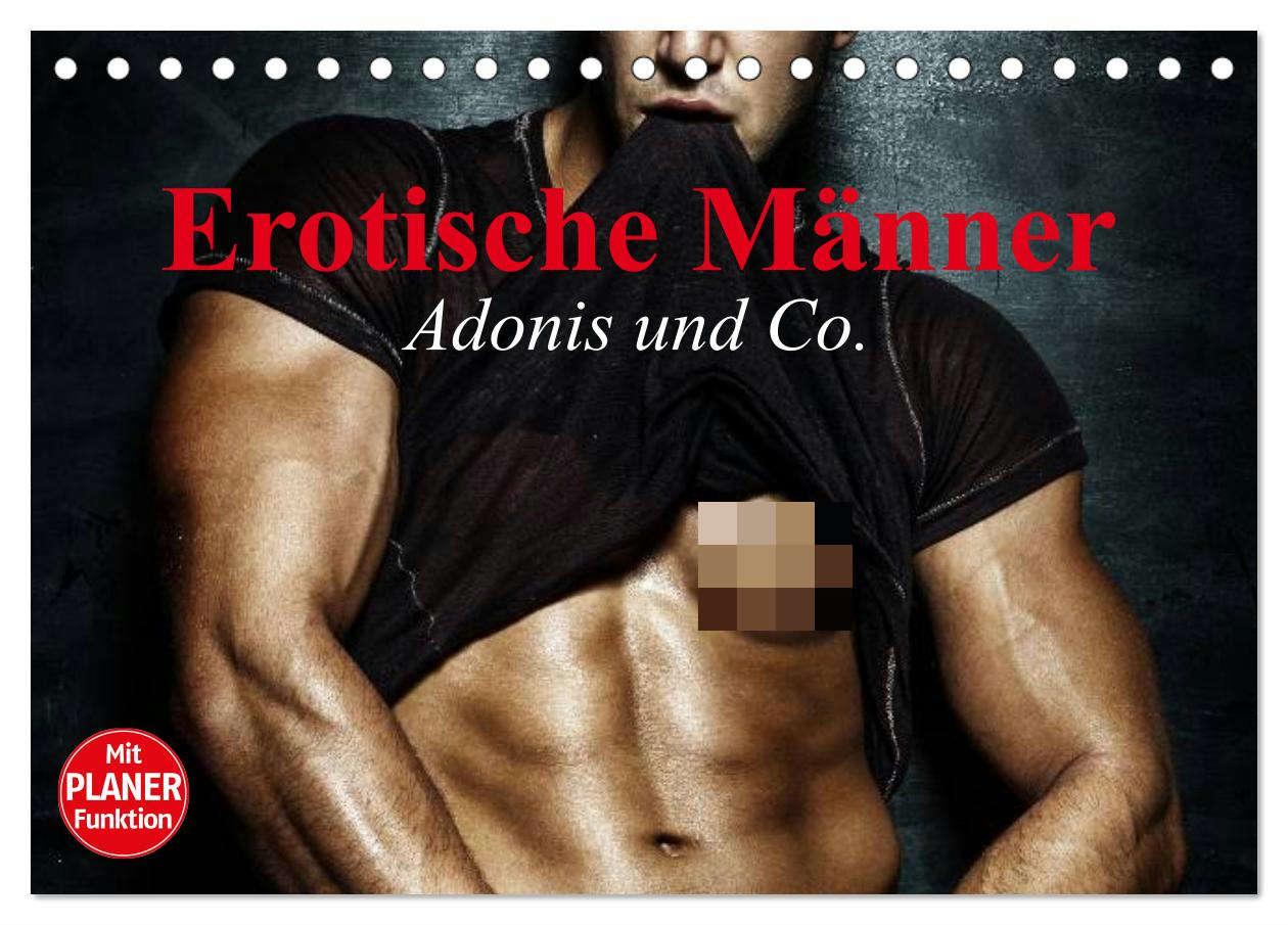 Cover: 9783435539666 | Erotische Männer. Adonis und Co. (Tischkalender 2025 DIN A5 quer),...