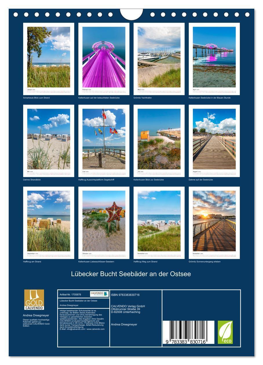 Bild: 9783383830716 | Lübecker Bucht Seebäder an der Ostsee (Wandkalender 2025 DIN A4...