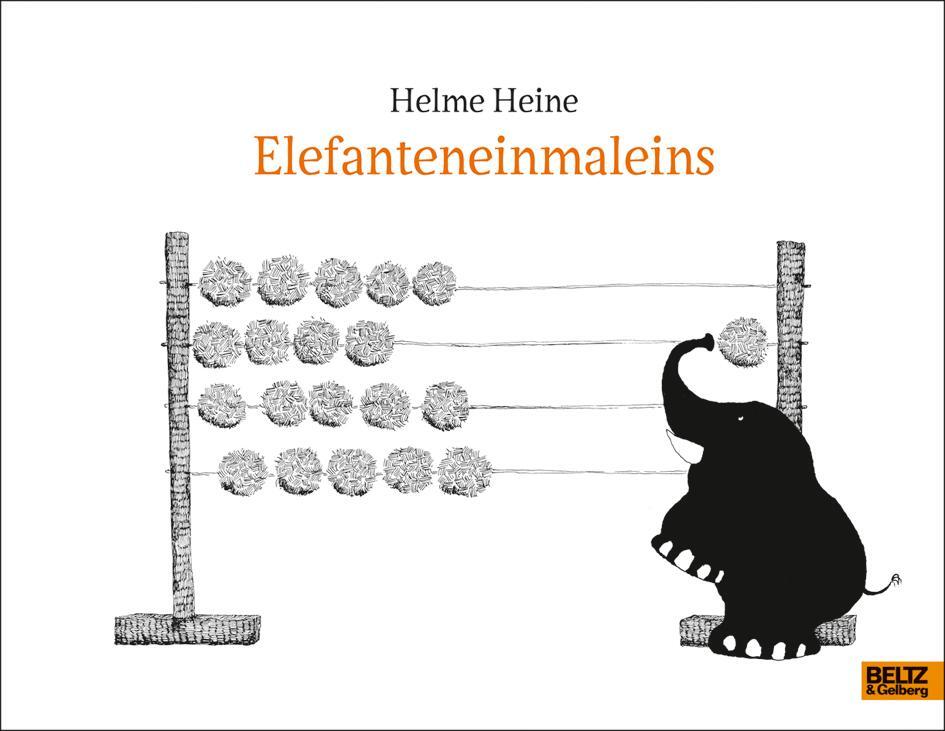 Cover: 9783407794628 | Elefanteneinmaleins | Zweifarbiges Bilderbuch | Helme Heine | Buch