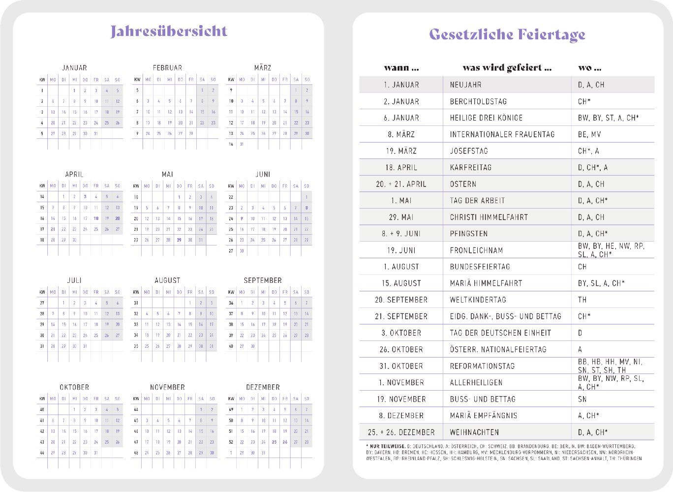 Bild: 4050003955261 | Großer Wochenkalender | Kalender | 112 S. | Deutsch | 2025