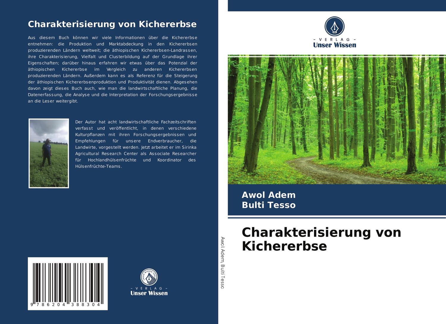 Cover: 9786204388304 | Charakterisierung von Kichererbse | Awol Adem (u. a.) | Taschenbuch