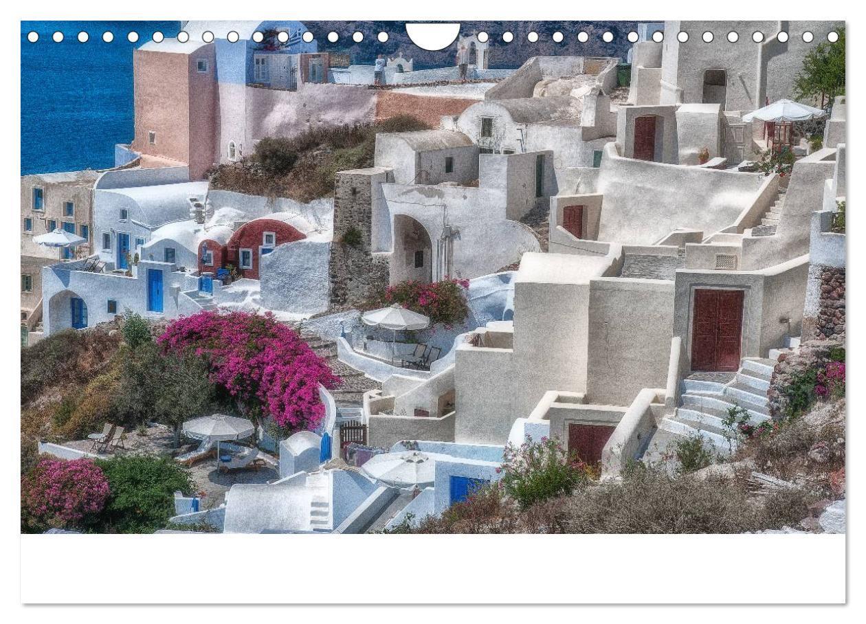 Bild: 9783435564514 | Zauberhaftes Santorin (Wandkalender 2025 DIN A4 quer), CALVENDO...