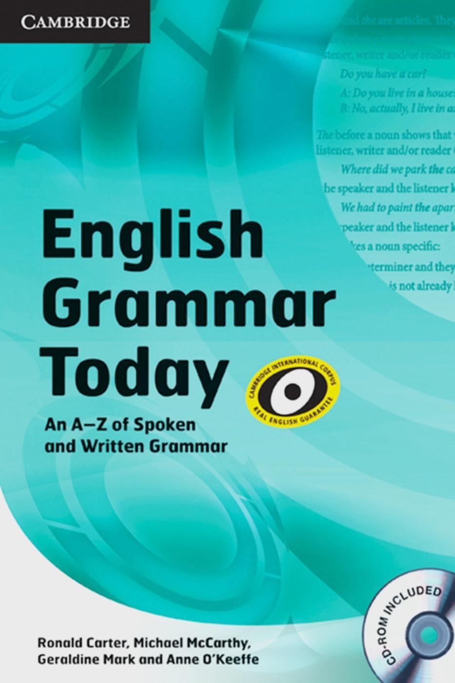 Cover: 9783125347274 | English Grammar Today / Book with CD-ROM | Ronald Carter (u. a.)