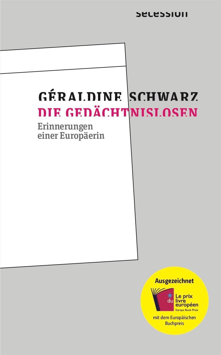 Cover: 9783906910307 | Die Gedächtnislosen | Erinnerungen einer Europäerin | Schwarz | Buch