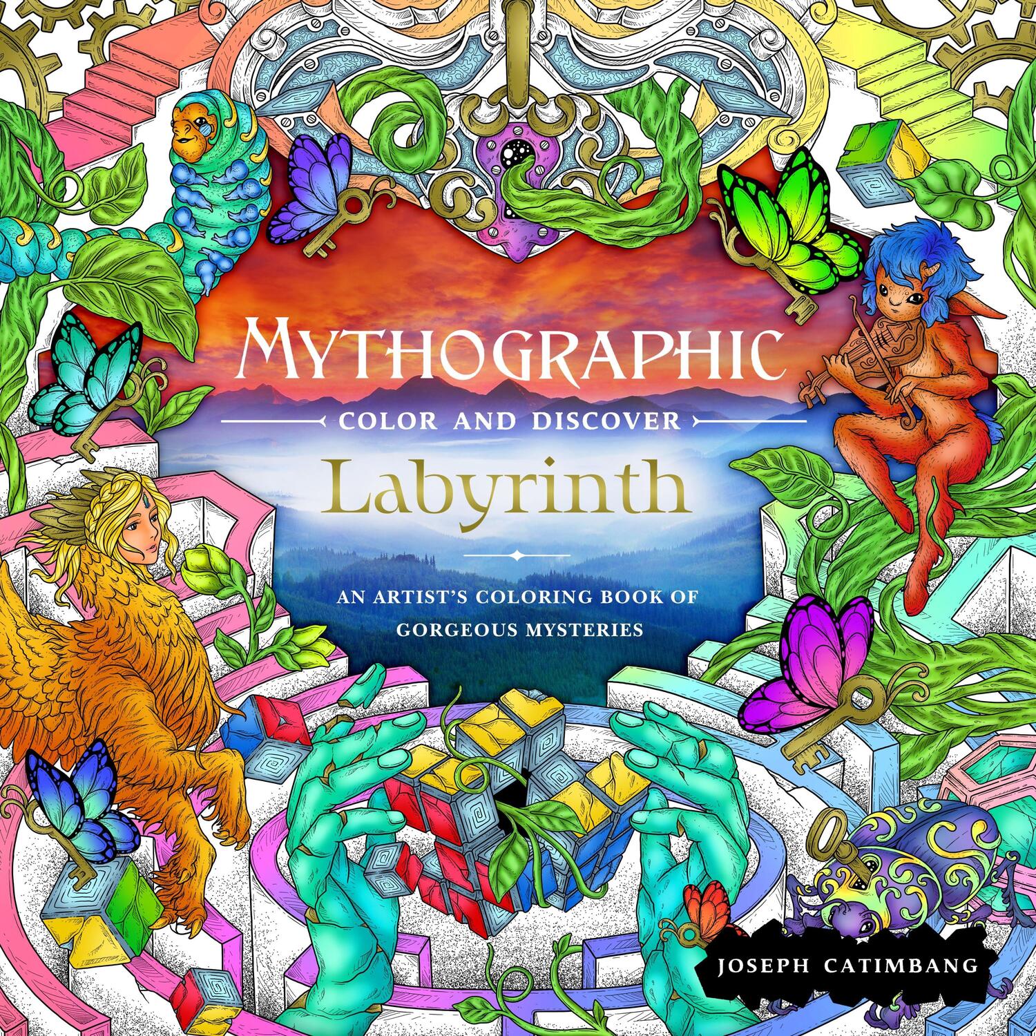 Cover: 9781250287816 | Mythographic Color and Discover: Labyrinth: An Artist's Coloring...