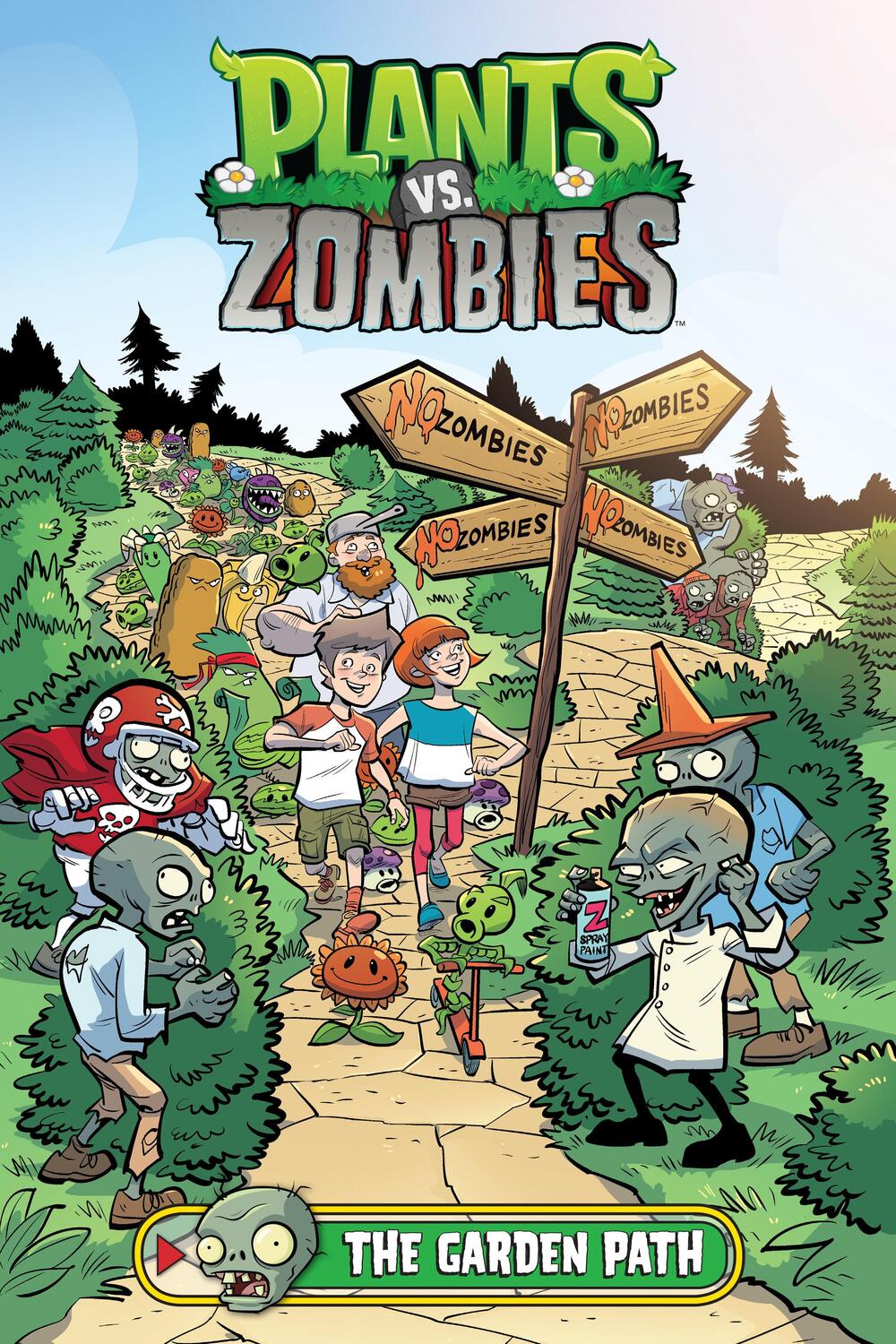 Cover: 9781506713069 | Plants vs. Zombies Volume 16: The Garden Path | Paul Tobin | Buch