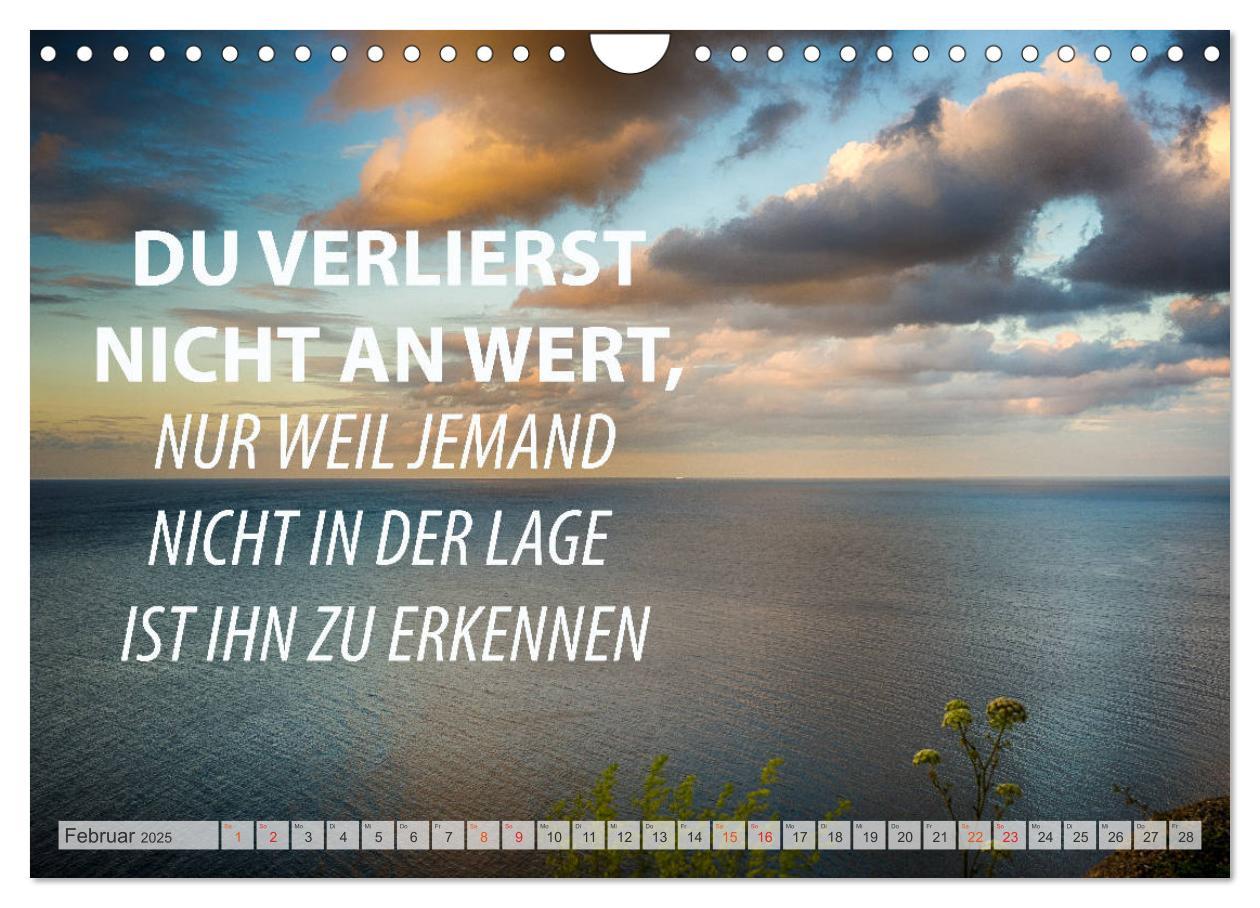 Bild: 9783435123391 | Motivation und Meer (Wandkalender 2025 DIN A4 quer), CALVENDO...