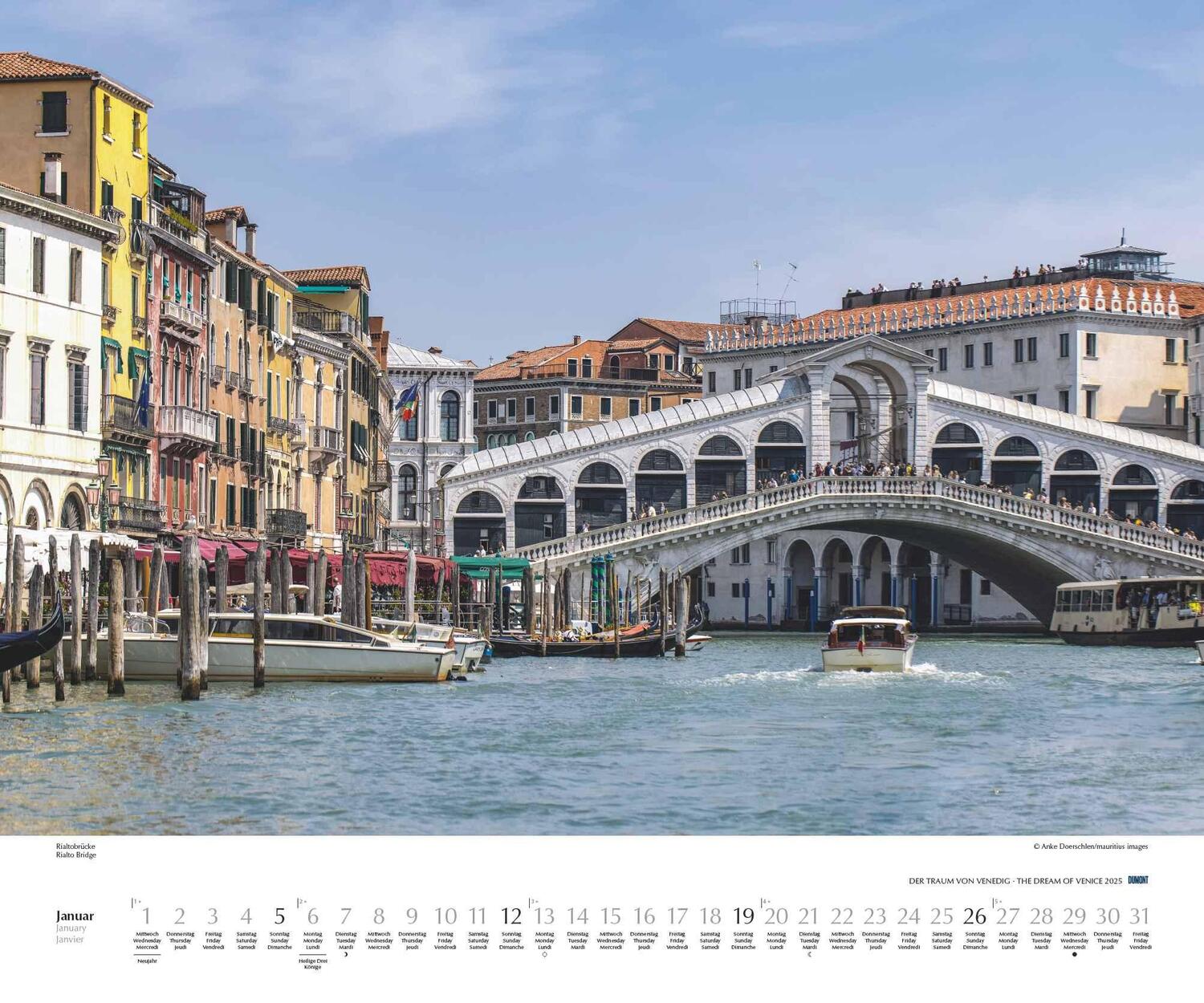 Bild: 4250809652740 | Der Traum von Venedig 2025 - Wandkalender 60,0 x 50,0 cm -...