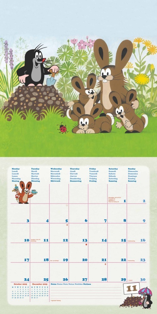 Bild: 4002725987976 | Der kleine Maulwurf 2025 - Wand-Kalender - Broschüren-Kalender -...