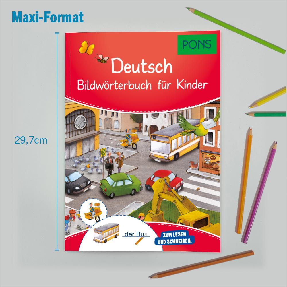 Bild: 9783125163690 | PONS Bildwörterbuch Deutsch für Kinder | Für Vorschule und Grundschule