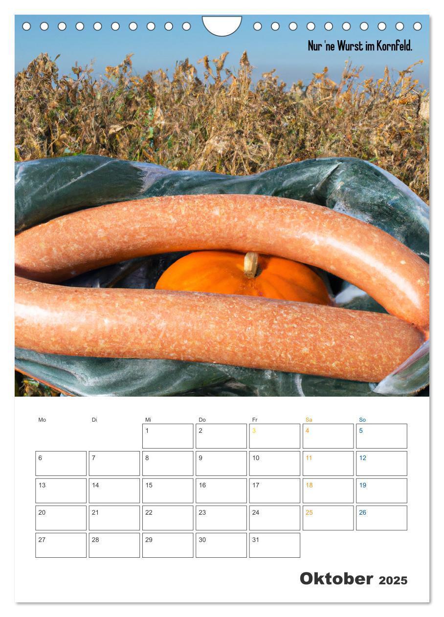 Bild: 9783435885817 | Ist mir Wurst Kalender (Wandkalender 2025 DIN A4 hoch), CALVENDO...