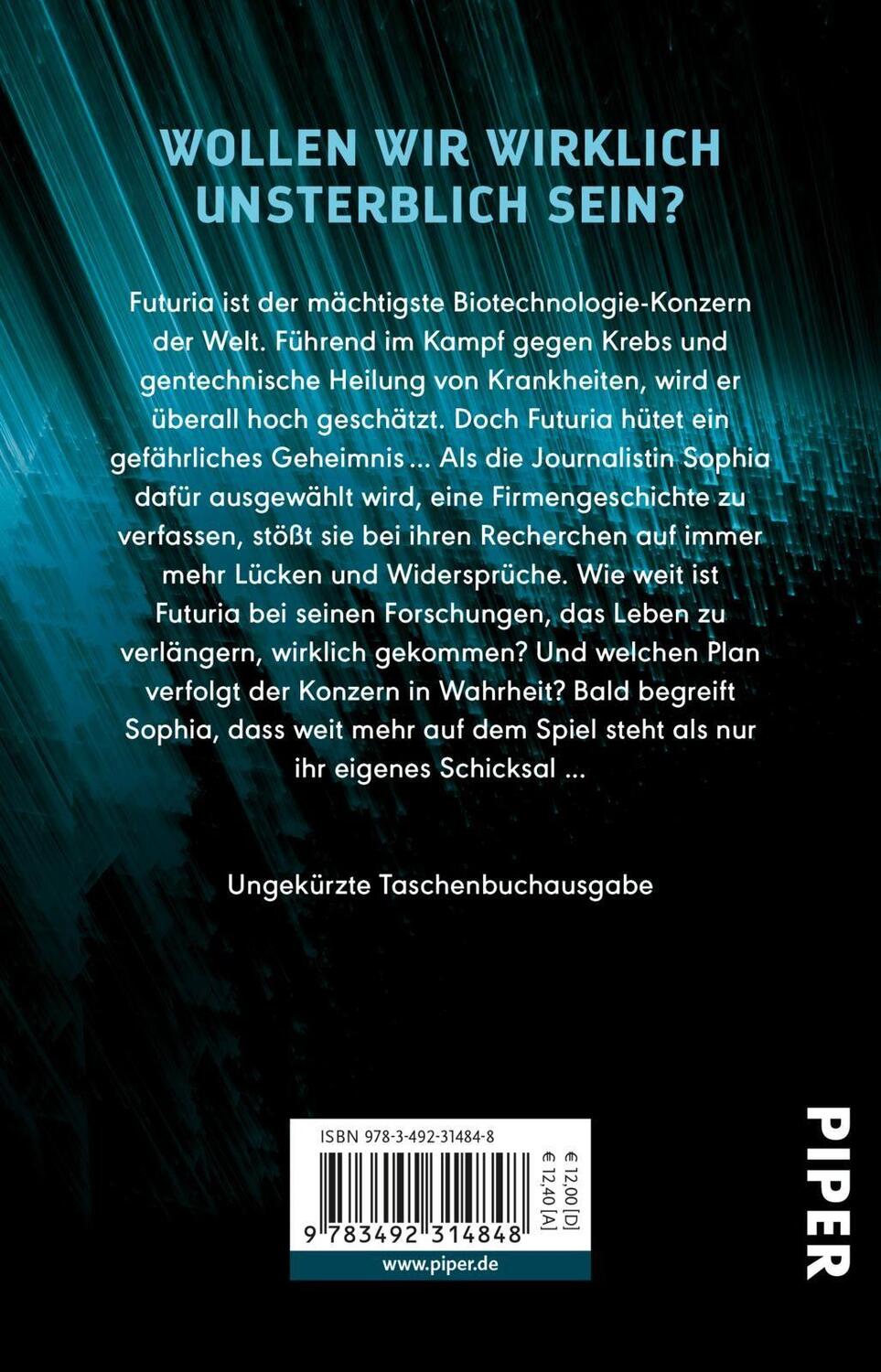 Rückseite: 9783492314848 | Ewiges Leben | Thriller | Andreas Brandhorst | Taschenbuch | 704 S.
