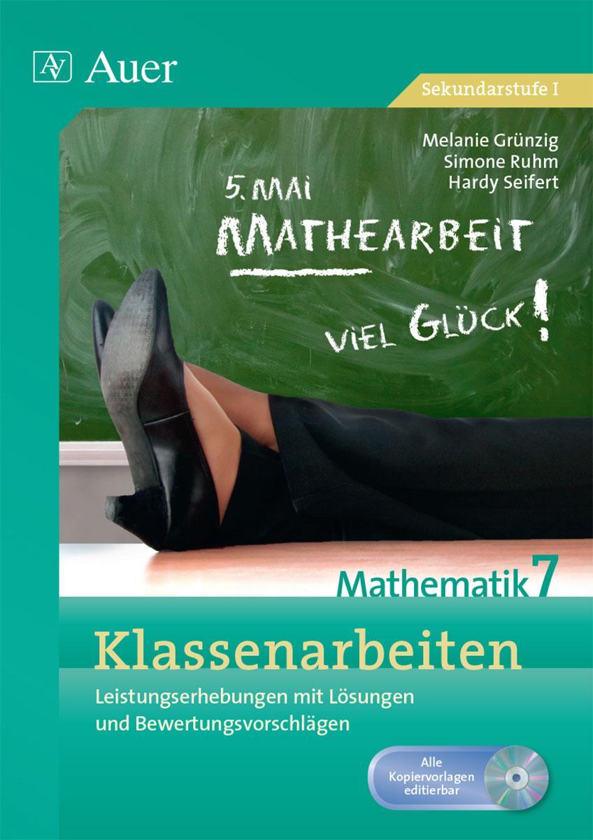Cover: 9783403075004 | Klassenarbeiten Mathematik 7 | Melanie Grünzig (u. a.) | Deutsch