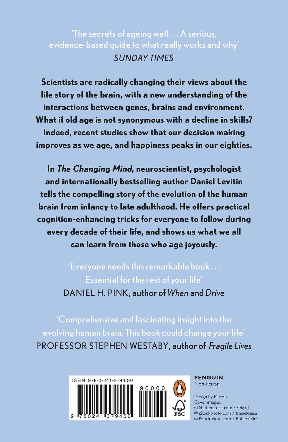 Rückseite: 9780241379400 | The Changing Mind | A Neuroscientist's Guide to Ageing Well | Levitin