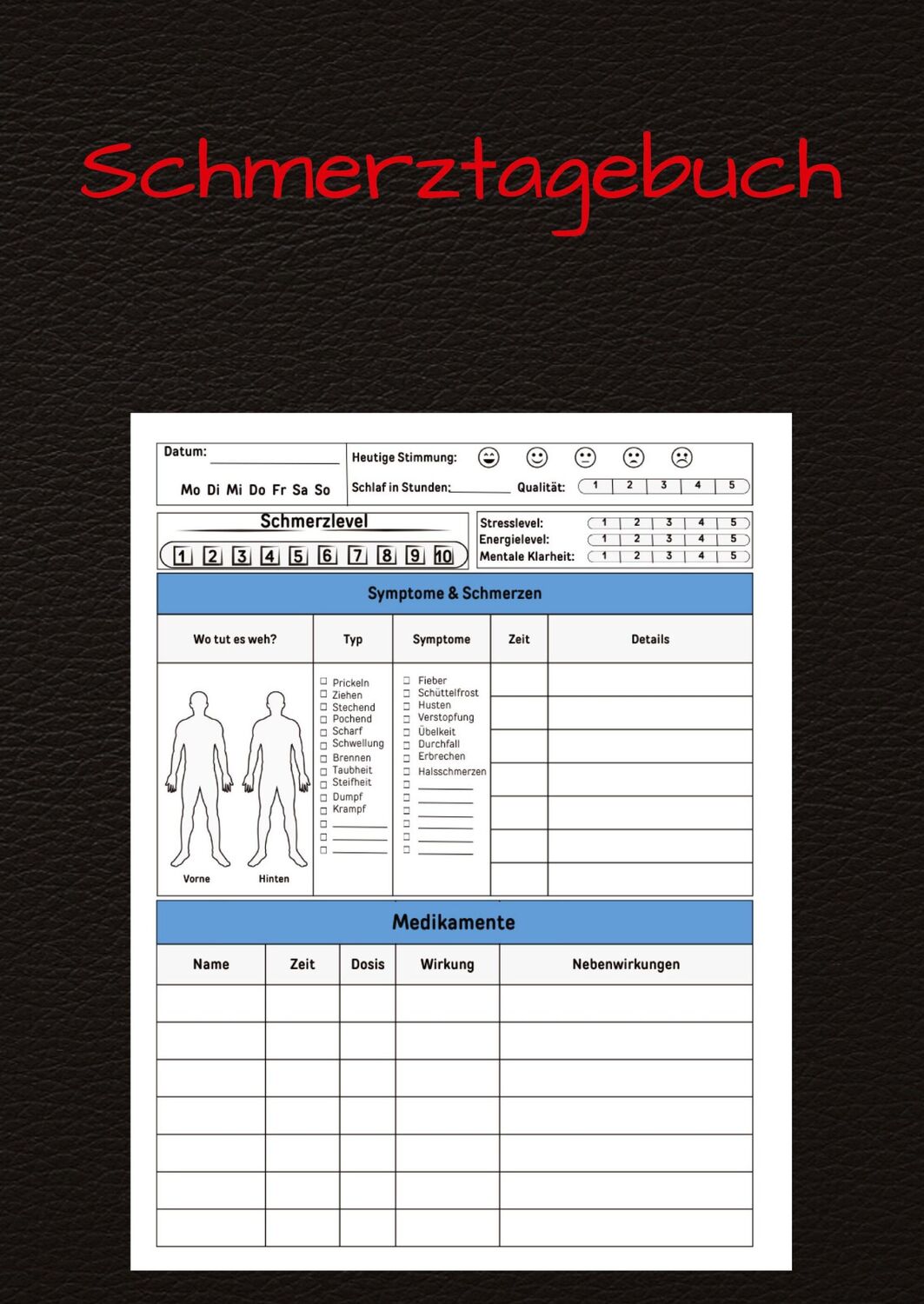 Cover: 9783384184894 | Mein Schmerzwegbegleiter: Das Umfassende Schmerztagebuch für...