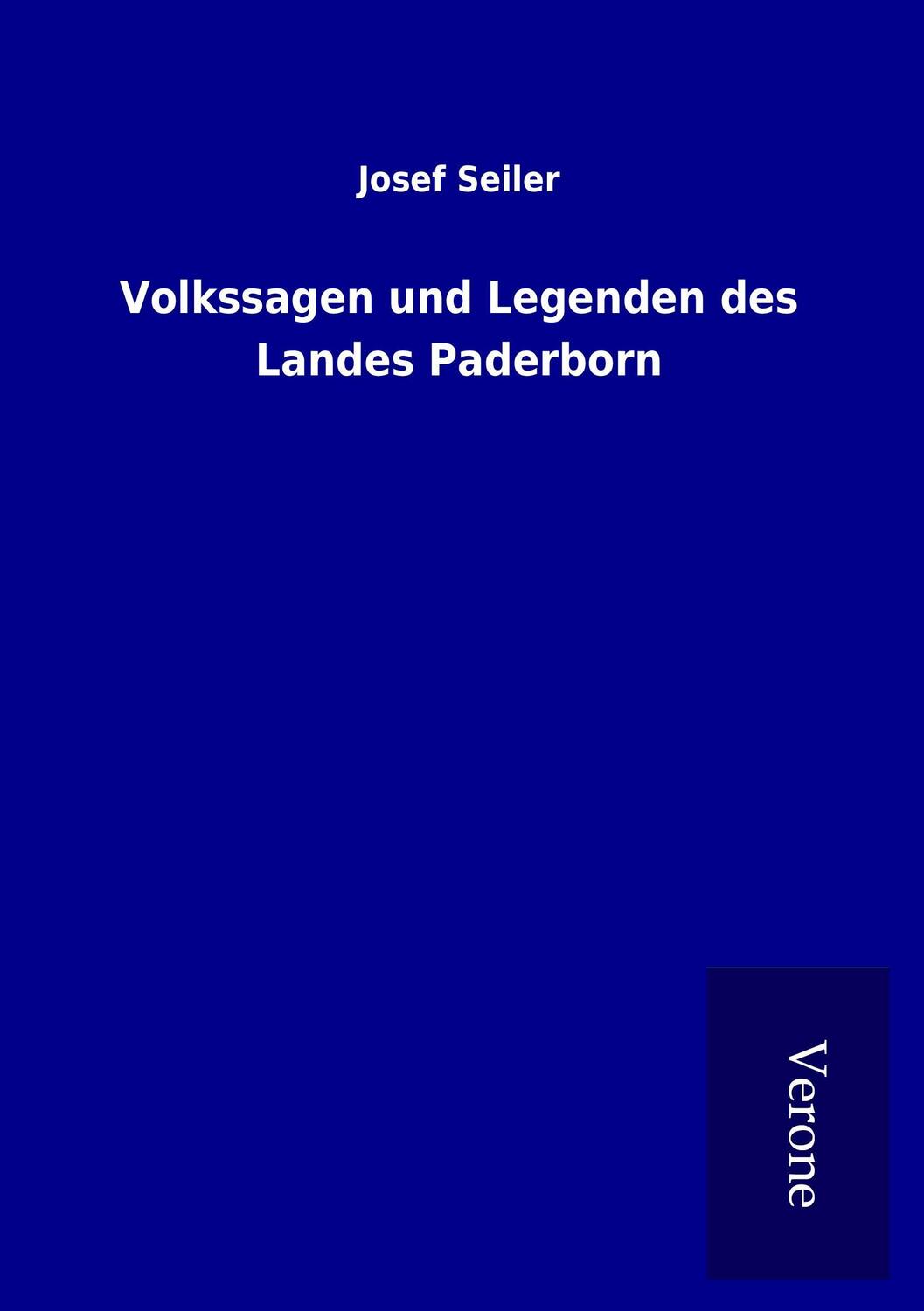 Cover: 9789925043231 | Volkssagen und Legenden des Landes Paderborn | Josef Seiler | Buch