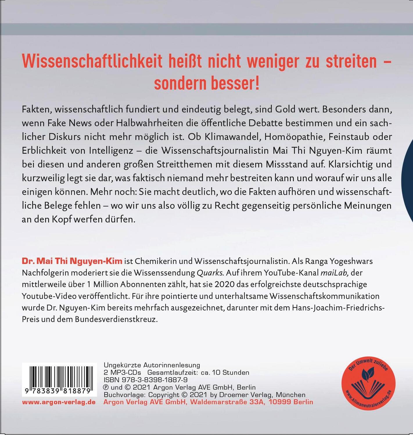 Rückseite: 9783839818879 | Die kleinste gemeinsame Wirklichkeit | Mai Thi Nguyen-Kim | MP3 | 2021