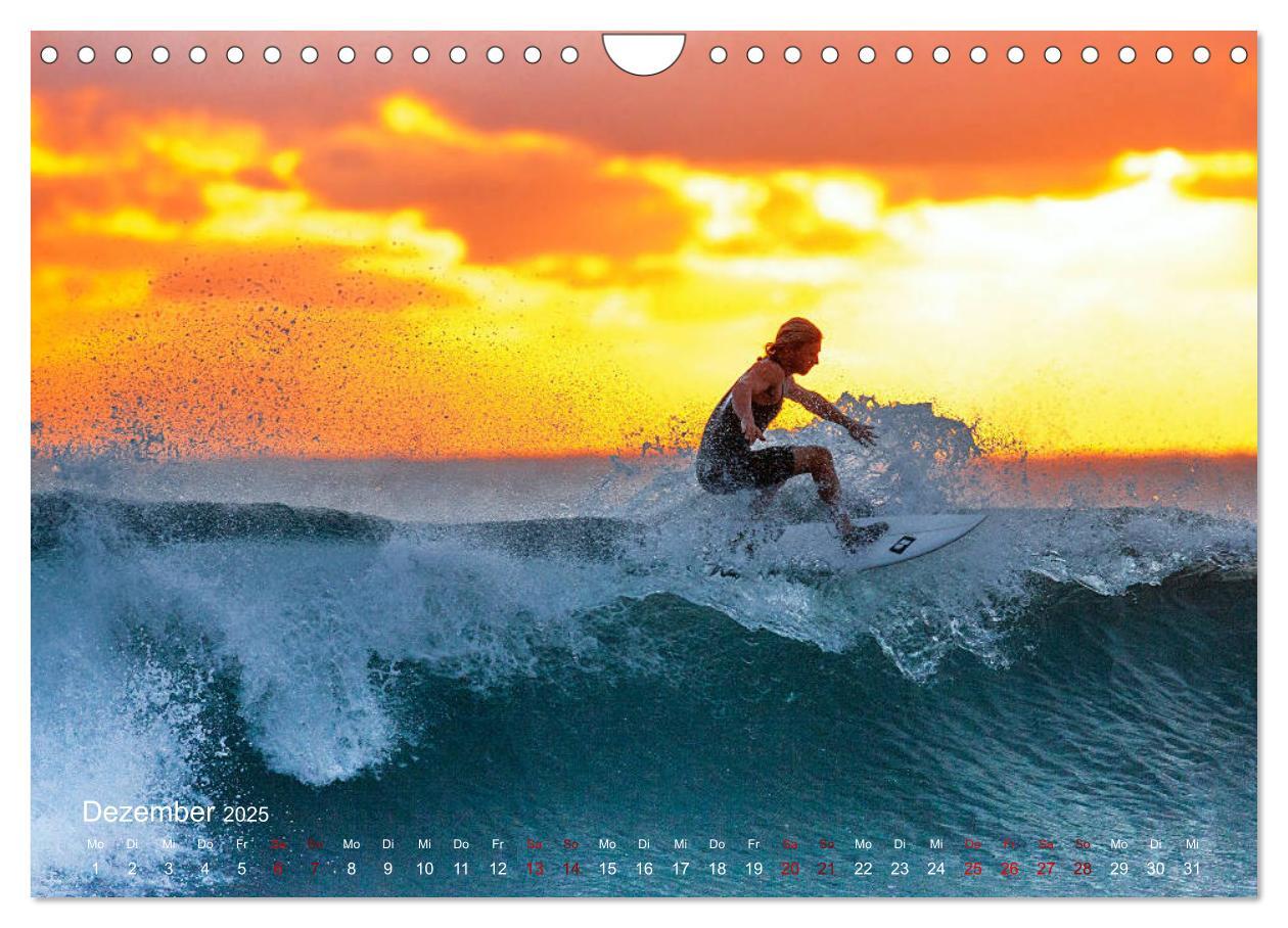 Bild: 9783435329908 | Surfen - die perfekte Welle (Wandkalender 2025 DIN A4 quer),...