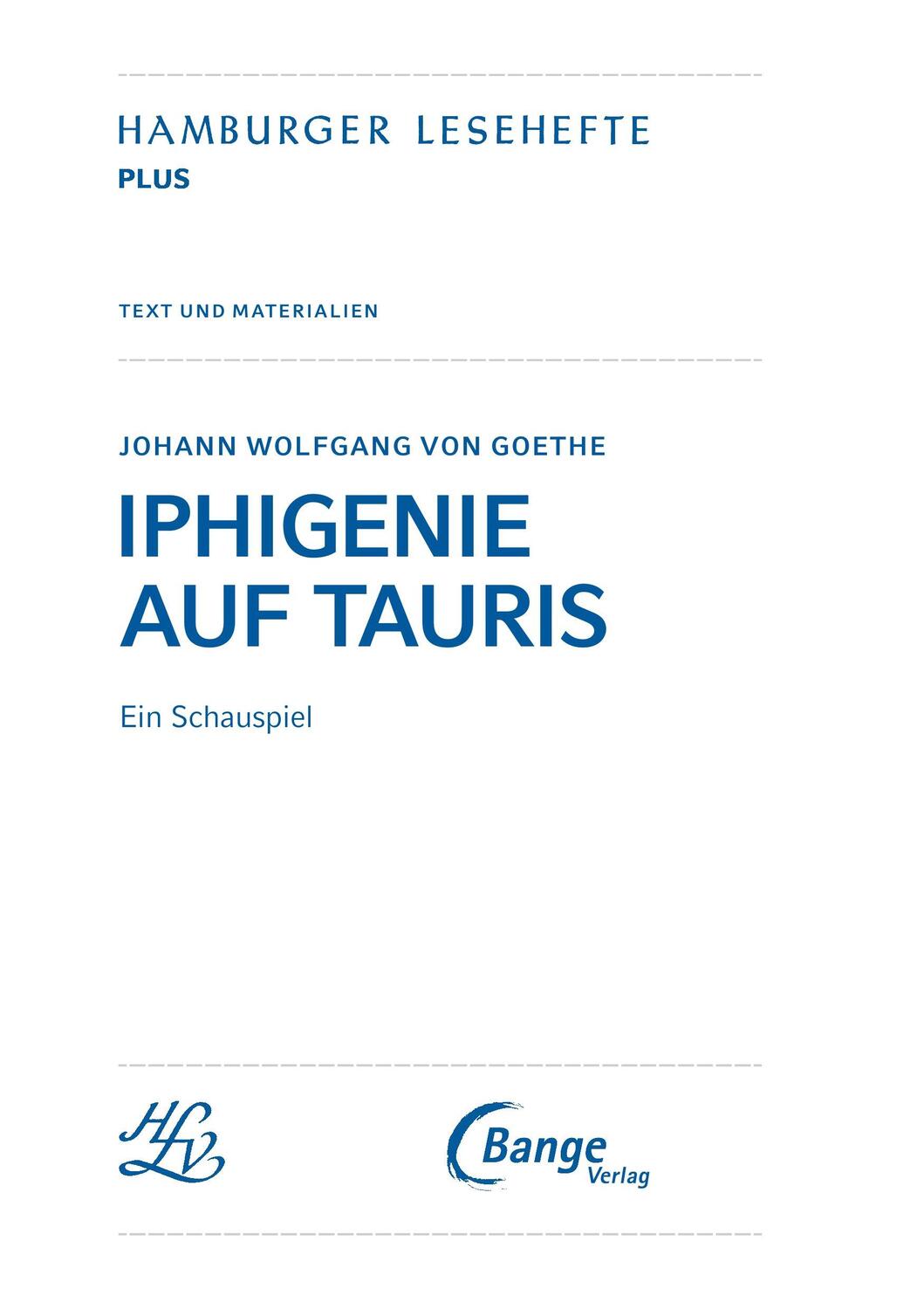Bild: 9783804425880 | Iphigenie auf Tauris. Hamburger Leseheft plus Königs Materialien