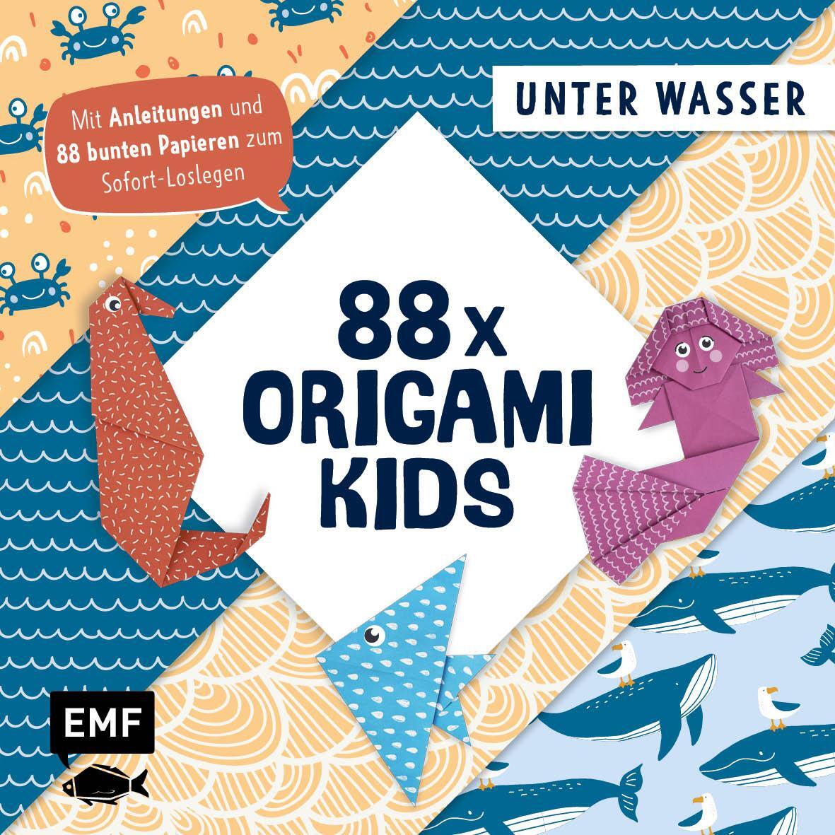 Cover: 9783745915846 | 88 x Origami Kids - Unter Wasser | Thade Precht | Taschenbuch | 2023