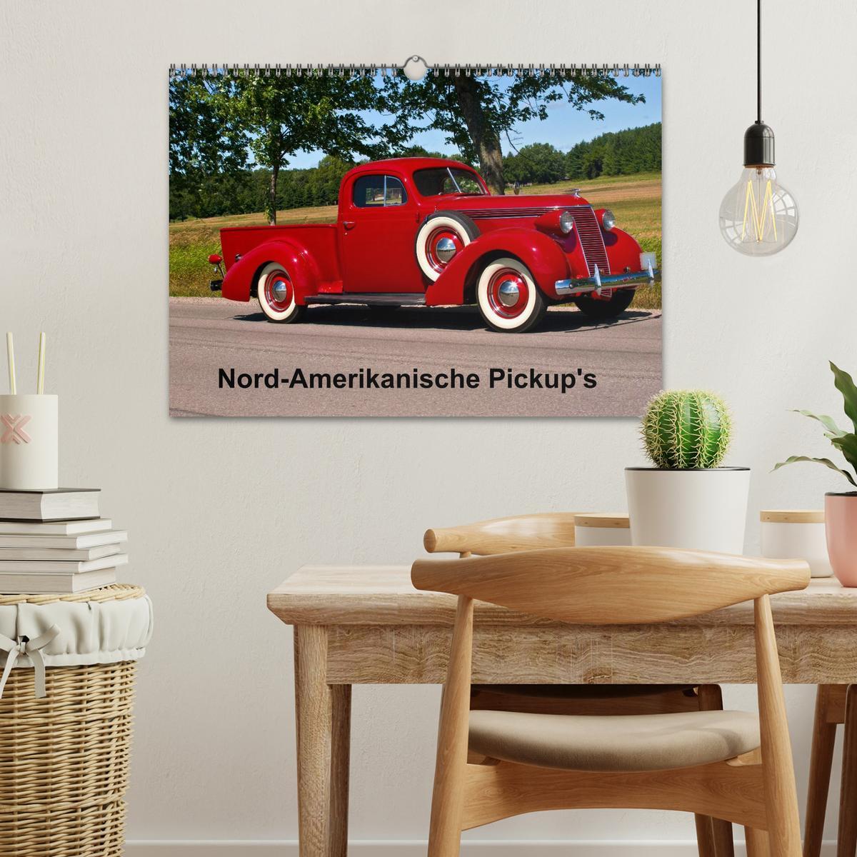 Bild: 9783435476077 | Nord-Amerikanische Pickup's (Wandkalender 2025 DIN A3 quer),...