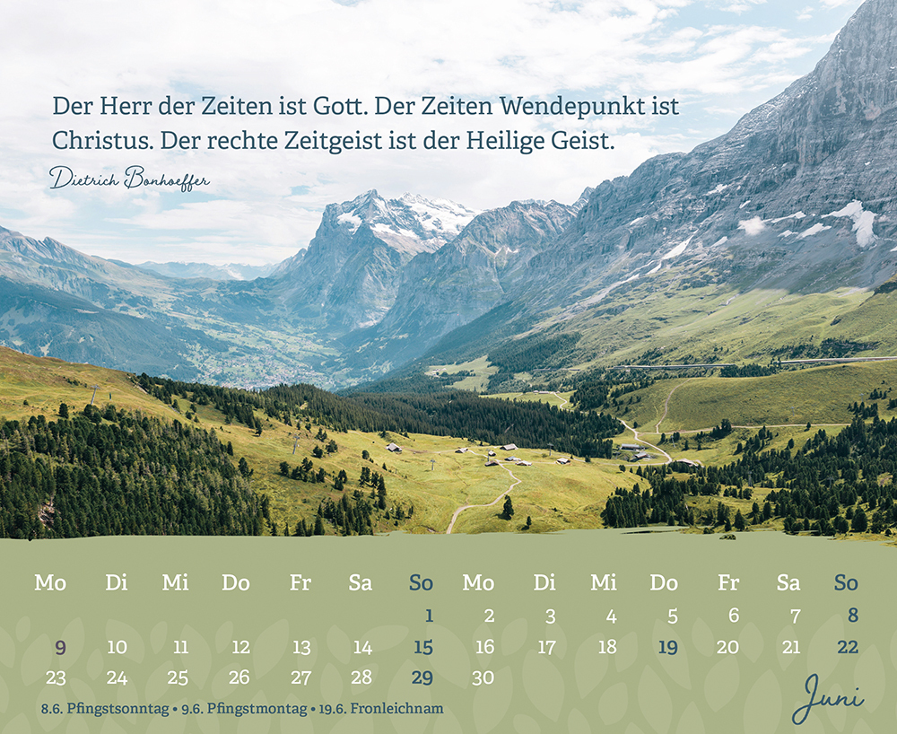 Bild: 4250222905256 | Behütet und getröstet jeden Tag 2025 | Dietrich Bonhoeffer | Kalender