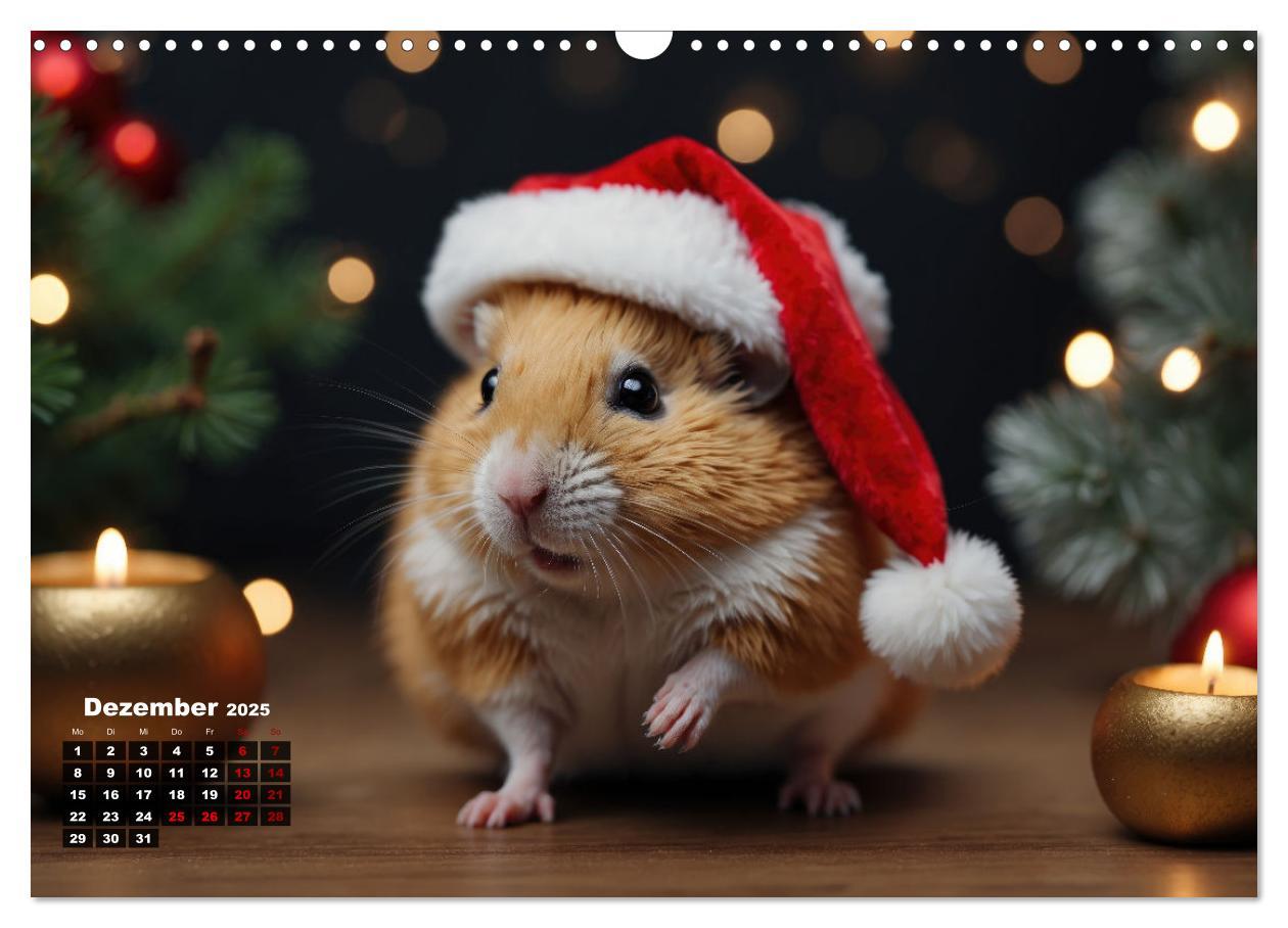 Bild: 9783383839214 | Hamstertage (Wandkalender 2025 DIN A3 quer), CALVENDO Monatskalender