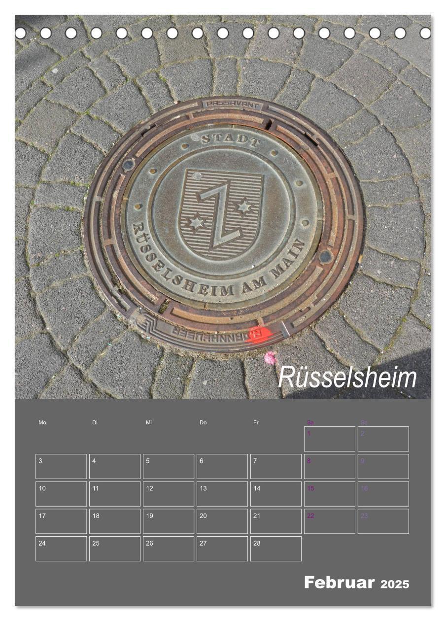 Bild: 9783435960682 | Faszination Kanaldeckel (Tischkalender 2025 DIN A5 hoch), CALVENDO...