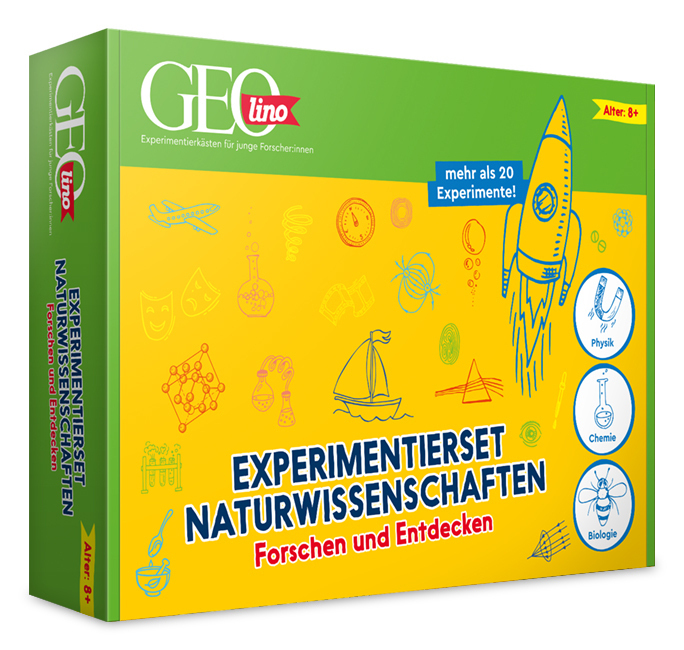 Cover: 4019631671561 | GEOlino Experimentierset Naturwissenschaften | Franzis | 52 S. | 2021