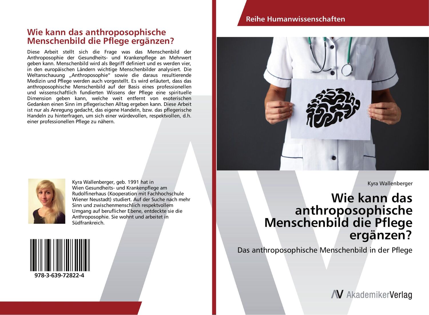 Cover: 9783639728224 | Wie kann das anthroposophische Menschenbild die Pflege ergänzen?