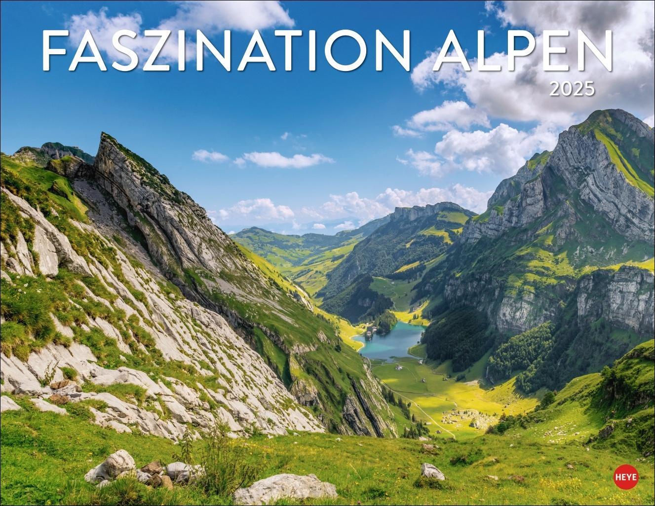 Cover: 9783756405060 | Faszination Alpen Posterkalender 2025 | Heye | Kalender | 14 S. | 2025