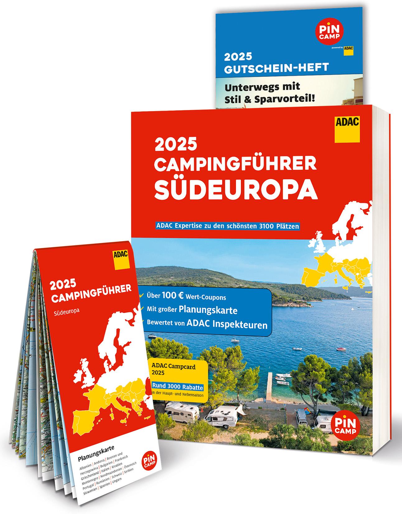 Cover: 9783986451363 | ADAC Campingführer Südeuropa 2025 | Taschenbuch | ADAC CampingFührer