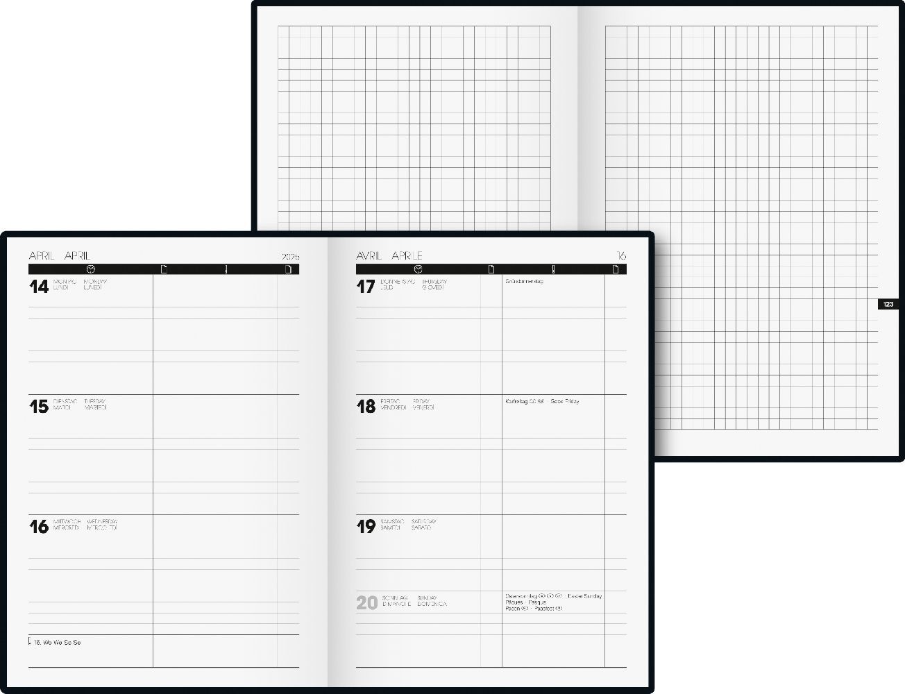 Bild: 4061947126792 | Buchkalender Kompagnon TimeCenter Modell 725 (2025) | Kalender | 2025