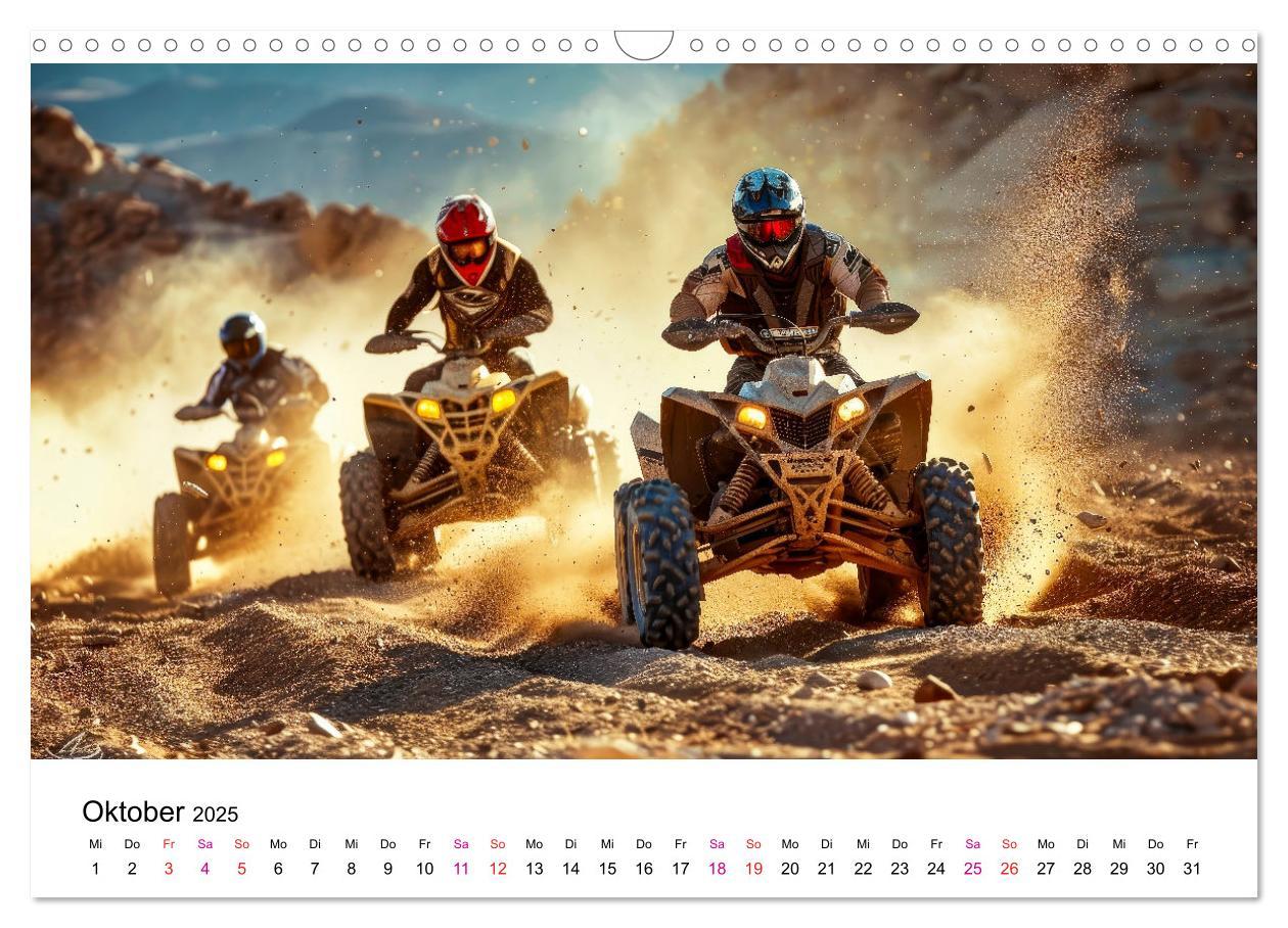 Bild: 9783457146699 | Quad Erlebnisse (Wandkalender 2025 DIN A3 quer), CALVENDO...