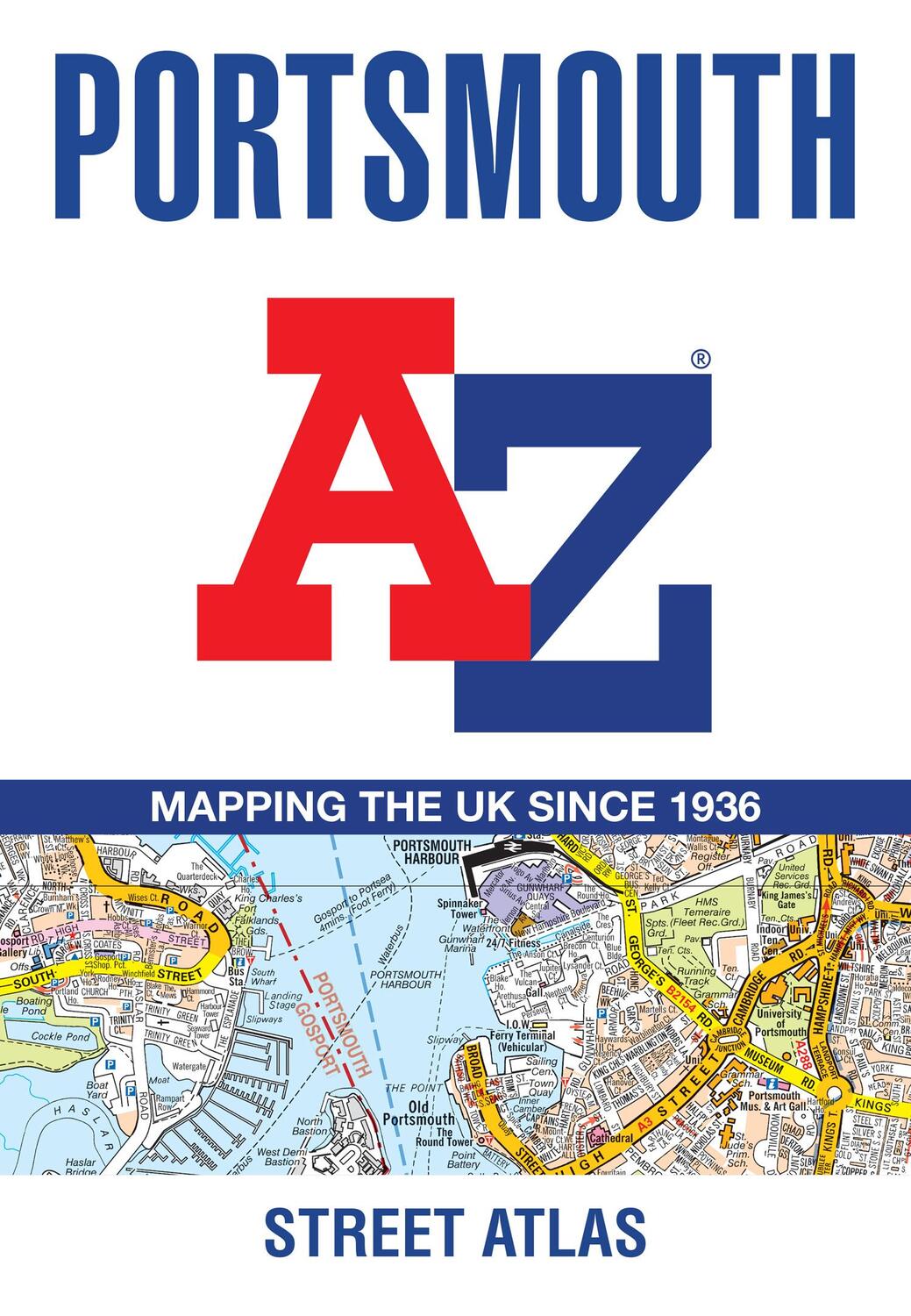 Cover: 9780008445225 | Portsmouth A-Z Street Atlas | A-Z Maps | Taschenbuch | Englisch | 2021