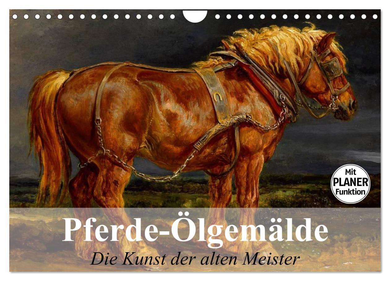Cover: 9783675761001 | Pferde-Ölgemälde. Die Kunst der alten Meister (Wandkalender 2024...