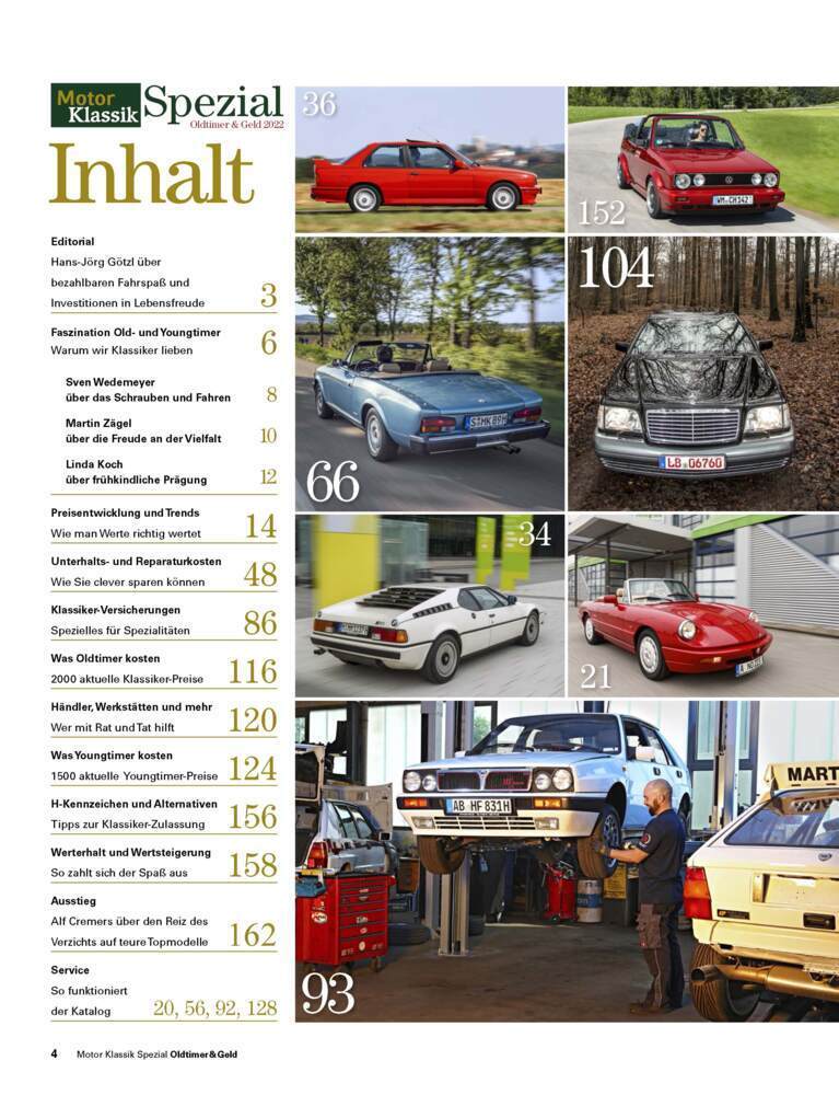 Bild: 9783613320383 | Motor Klassik Spezial - Oldtimer &amp; Geld | Taschenbuch | 162 S. | 2022