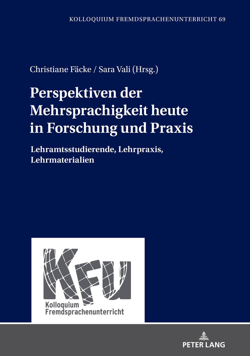 Cover: 9783631865262 | Perspektiven der Mehrsprachigkeit heute in Forschung und Praxis | Buch