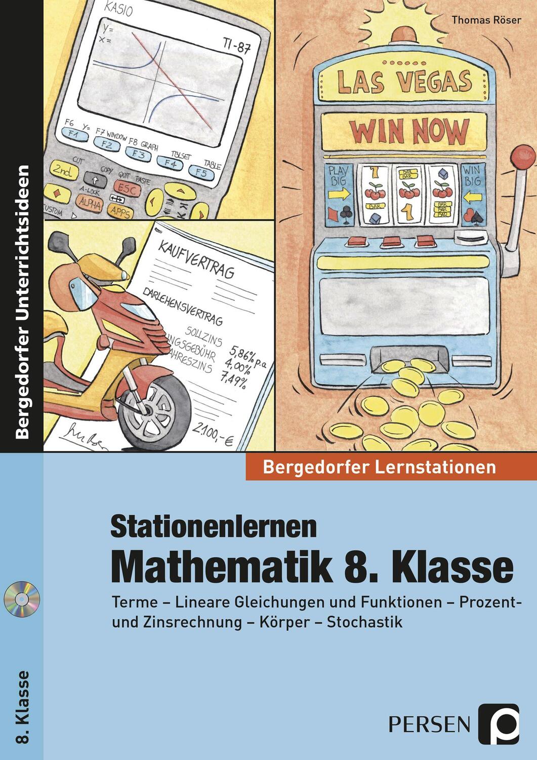 Cover: 9783403234784 | Stationenlernen Mathematik 8. Klasse | Thomas Röser | Taschenbuch