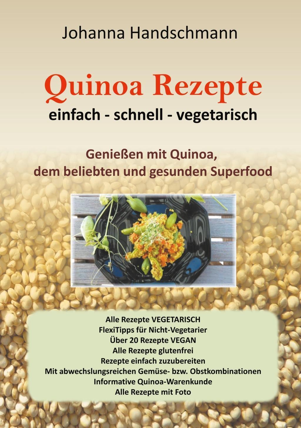 Cover: 9783746077871 | Quinoa Rezepte | Genießen mit Quinoa vegtarisch vegan glutenfrei